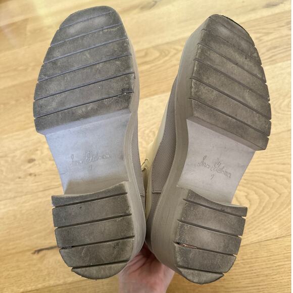 Sam Edelman - Lulia Chelsea Boots in Cream & Gray - Picture 8 of 9